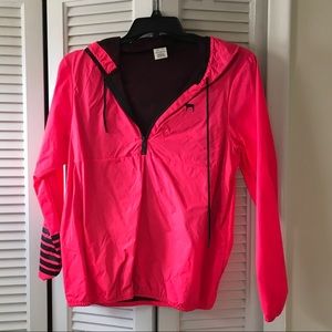 Victoria Secret Pink Hot Pink Windbreaker